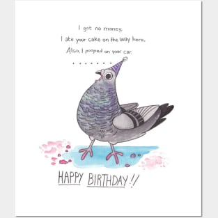 Happy Birdday Posters and Art